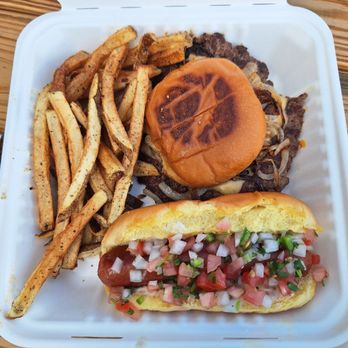 Top Bun - Diablo Burger. Fiesta Dog. Ragin Cajun Fries - Burgers Near Me - San Antonio, Texas Top Bun - Diablo Burger. Fiesta Dog. Ragin Cajun Fries - Burgers Near Me - San Antonio, Texas