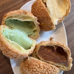 Matcha Cream Puff