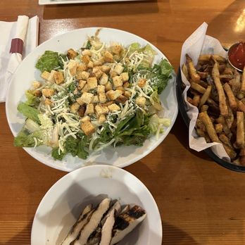 City Park Grill - Grilled chicken Caesar salad sub balsamic. Side order of fries. - Sports Bars Near Me - Saint Louis, Missouri City Park Grill - Grilled chicken Caesar salad sub balsamic. Side order of fries. - Sports Bars Near Me - Saint Louis, Missouri