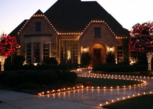 Slide of Mckinney Christmas Lights