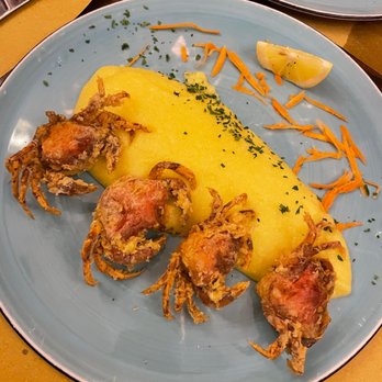 Casa Bonita - This was some soft shell crab that they said is only in season 3 weeks per year! Melt in your mouth deliciousness! - Venetian Near Me - Venezia, VE Casa Bonita - This was some soft shell crab that they said is only in season 3 weeks per year! Melt in your mouth deliciousness! - Venetian Near Me - Venezia, VE