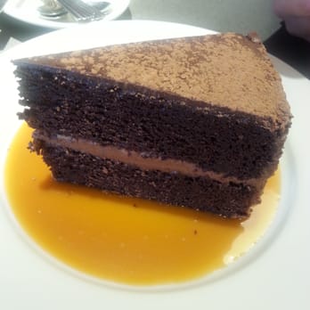 Bazille at Nordstrom - Choc cake with Salted Caramel sauce - New American Near Me - Jacksonville, Florida