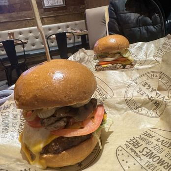 Burger Village - Village Impossible Burger The Beanstalk Village Black Bean Burger Cauliflower Tenders - Burgers Near Me - Deer Park, New York Burger Village - Village Impossible Burger The Beanstalk Village Black Bean Burger Cauliflower Tenders - Burgers Near Me - Deer Park, New York