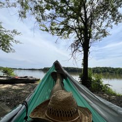 Blue Bluff Recreation Area - The view from our site!