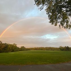 Gunpowder Golf Course - A beautiful rainbow over the 9th green!