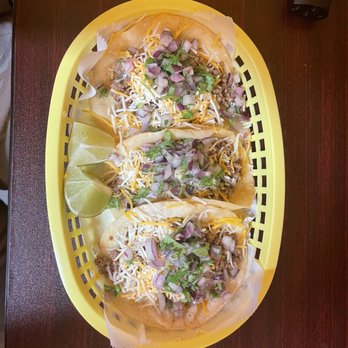 Cafe Tecun - Ground Beef Mexican Tacos, 3 for $7 - Mexican Near Me - Lake Worth, Florida