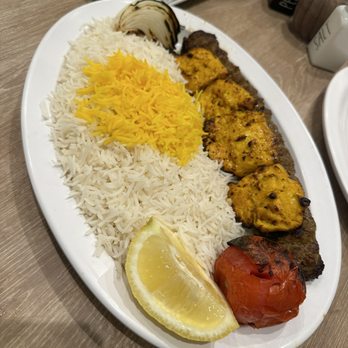 Laziz Grill - The Combo Kabob - Persian/Iranian Near Me - Los Angeles, California