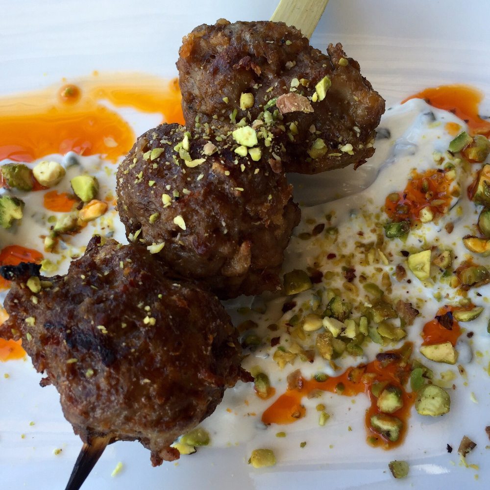 Starbelly - Grilled lamb merger meatballs ($10): good but a bit small for the price. - New American Near Me - San Francisco, California Starbelly - Grilled lamb merger meatballs ($10): good but a bit small for the price. - New American Near Me - San Francisco, California