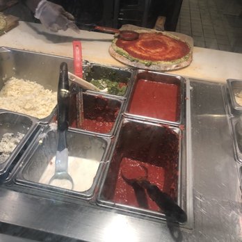 Blaze Pizza - I like the basic red sauce and ask for the Pesto on the crust- always a good combination! - Salad Near Me - Davie, Florida