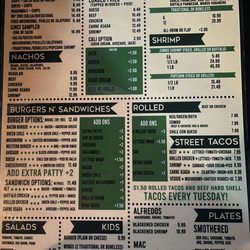 Cincinnati Bar & Grill - Cincinnati East menu...always made fresh!