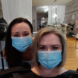 Cut and highlights to blend my increasing gray! Cut and highlights to blend my increasing gray!