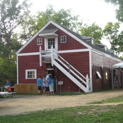 Gibbs Farm Pathways to Dakota & Pioneer Life - Getting the barn ready for the reception