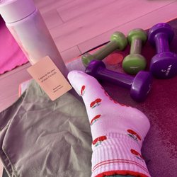 I do Pilates so I can wear cute socks