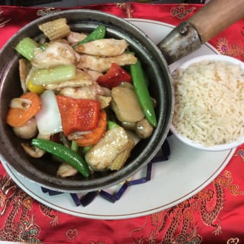 Rainbow Palace Restaurant - a bowl of stir fried vegetables and rice - Chinese Near Me - Spruce Grove, Alberta
