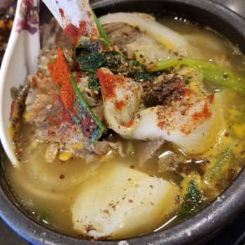 Shilla Korean Restaurant - pork bone soup (gamjatang) - Korean Near Me - Vancouver, British Columbia Shilla Korean Restaurant - pork bone soup (gamjatang) - Korean Near Me - Vancouver, British Columbia