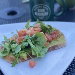 Good Neighbors Meeting House - Avocado toast and coffee