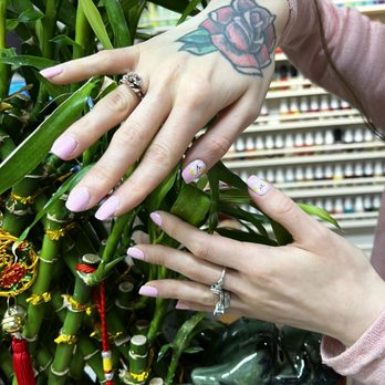 Crystal Nail Salon - Regular manicure with design - Nail Salons Near Me - Honolulu, Hawaii Crystal Nail Salon - Regular manicure with design - Nail Salons Near Me - Honolulu, Hawaii