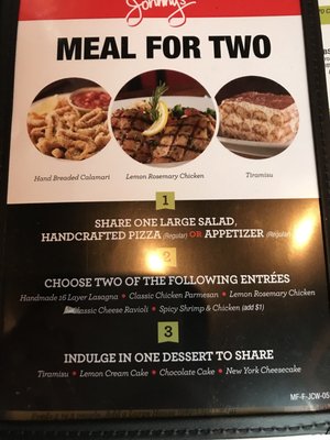 Menu photo 7 Johnny Carino's El Centro, CA