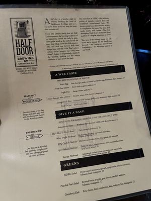 Menu photo 4 Half Door Brewing San Diego, CA Menu photo 4 Half Door Brewing San Diego, CA