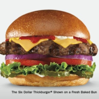 Carl's Jr - This is the burger I thought I was going to sink my teeth into the $6.00 Burger! - Burgers Near Me - Florence, Colorado