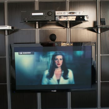 Audio Intellect - An Evo wall unit featuring Cabasse Micro speakers from France. - Interior Design Near Me - Jersey City, New Jersey