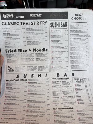 Menu photo 5 KUB KAO Thai & Sushi Davie, FL