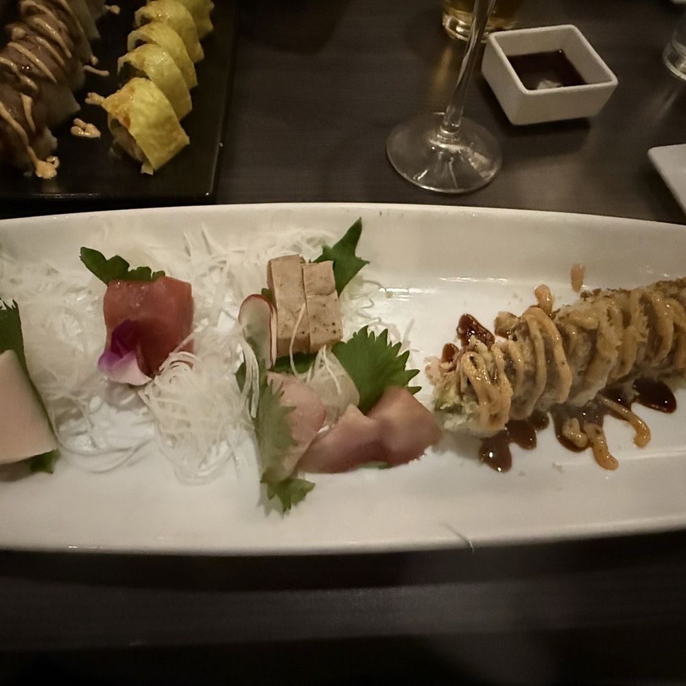 Kitaro Surf & Turf - Sashimi & Maki Combo with a mini kitaro monster - Steakhouses Near Me - Munster, Indiana Kitaro Surf & Turf - Sashimi & Maki Combo with a mini kitaro monster - Steakhouses Near Me - Munster, Indiana