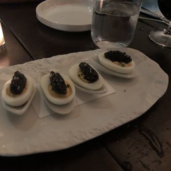Vernick Fish - Uni deviled egg with Ossetra - Seafood Near Me - Philadelphia, Pennsylvania Vernick Fish - Uni deviled egg with Ossetra - Seafood Near Me - Philadelphia, Pennsylvania