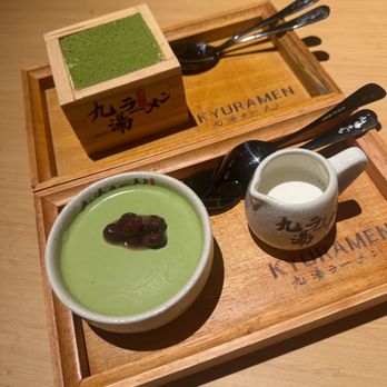 Kyuramen - Matcha tiramisu + matcha pudding with red bean - Ramen Near Me - Tigard, Oregon Kyuramen - Matcha tiramisu + matcha pudding with red bean - Ramen Near Me - Tigard, Oregon