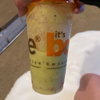 It's Boba Time - Eagle Rock - Black dots are either fruit pits or hard rocks, tastes like sand. - Bubble Tea Near Me - Los Angeles, California It's Boba Time - Eagle Rock - Black dots are either fruit pits or hard rocks, tastes like sand. - Bubble Tea Near Me - Los Angeles, California