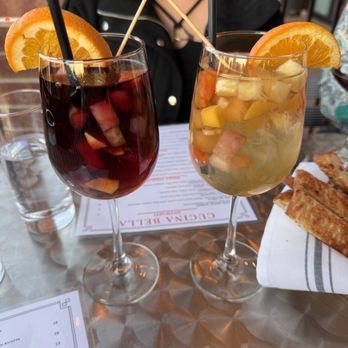 Cucina Bella - Red ad White Sangrias were delicious! - Italian Near Me - Denver, Colorado