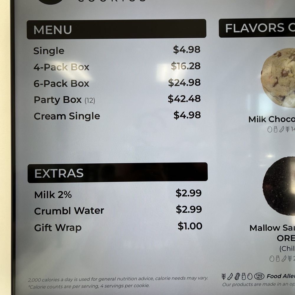 Crumbl - Pacific Commons - Menu - Bakeries Near Me - Fremont, California Crumbl - Pacific Commons - Menu - Bakeries Near Me - Fremont, California