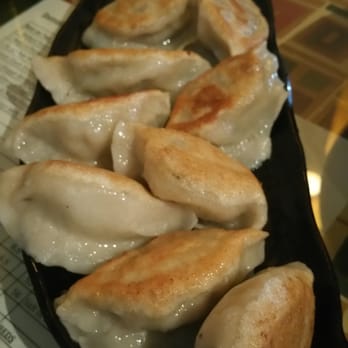 Dumpling Inn - Shrimp and chive dumplings pan fried - Chinese Near Me - San Diego, California