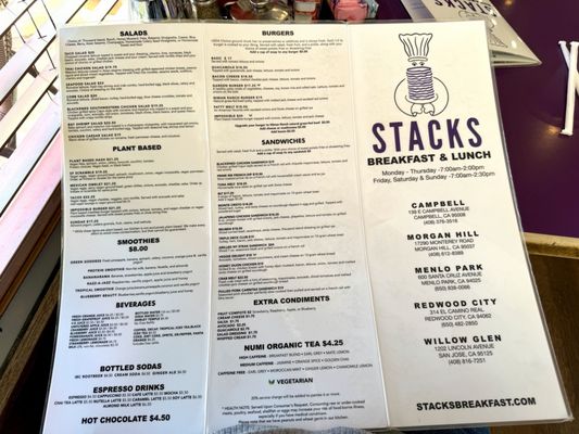 Menu photo 1 Stacks Campbell, CA Menu photo 1 Stacks Campbell, CA