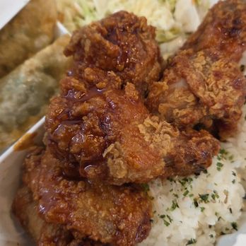 bb.q Chicken - Full Hot Spicy Wings Plate - Chicken Wings Near Me - Aiea, Hawaii