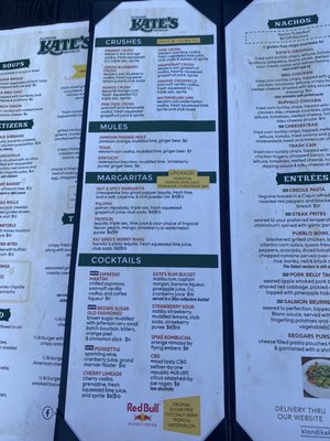 Menu photo 2 Klondike Kate's Newark, DE