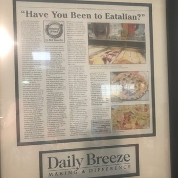 Eatalian - Newspaper article - Italian Near Me - Gardena, California Eatalian - Newspaper article - Italian Near Me - Gardena, California