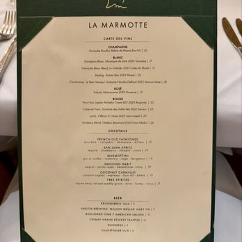 La Marmotte - The menu - French Near Me - Telluride, Colorado La Marmotte - The menu - French Near Me - Telluride, Colorado
