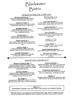 Menu photo 7 Blackwater Bistro Milton, FL Menu photo 7 Blackwater Bistro Milton, FL