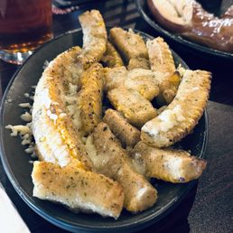 Cob Crescents-Spice Dusted Corn "Ribs" coated in Cotija Cheese. Smokey BBQ and Spicy Ranch for Dippin' Cob Crescents-Spice Dusted Corn "Ribs" coated in Cotija Cheese. Smokey BBQ and Spicy Ranch for Dippin'