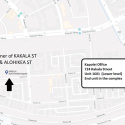 Speech Solutions - Map to the Kapolei Office