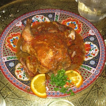 Marrakesh Restaurant - Course #3: Chile Chicken - Moroccan Near Me - Philadelphia, Pennsylvania