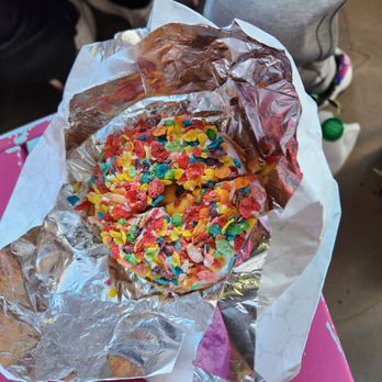 Grounds Donut House - Fruity pebble BEC - Coffee & Tea Near Me - Bronx, New York Grounds Donut House - Fruity pebble BEC - Coffee & Tea Near Me - Bronx, New York