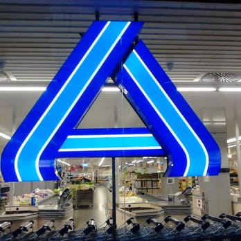 Aldi - Logotipo de fachada - Grocery Near Me - Seville, SE