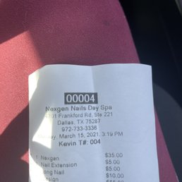 Never been charged for no damn nail extension Never been charged for no damn nail extension