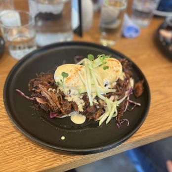 MorninGlory - Pulled pork Benedict - Coffee & Tea Near Me - Lakeway, Texas