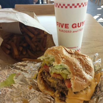 Five Guys - It's a ton of food. - Burgers Near Me - Indianapolis, Indiana