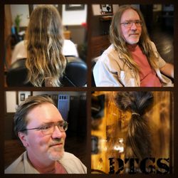 Downtown Gentlemen's Salon - Extreme Makeover &Hair Donation
