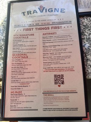 Menu photo 2 Pizzeria Tra Vigne Saint Helena, CA