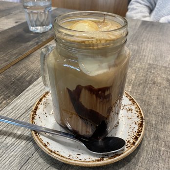 The Aussie Grind - Aussie Iced Coffee w/oat milk & caramel - Cafes Near Me - Frisco, Texas The Aussie Grind - Aussie Iced Coffee w/oat milk & caramel - Cafes Near Me - Frisco, Texas